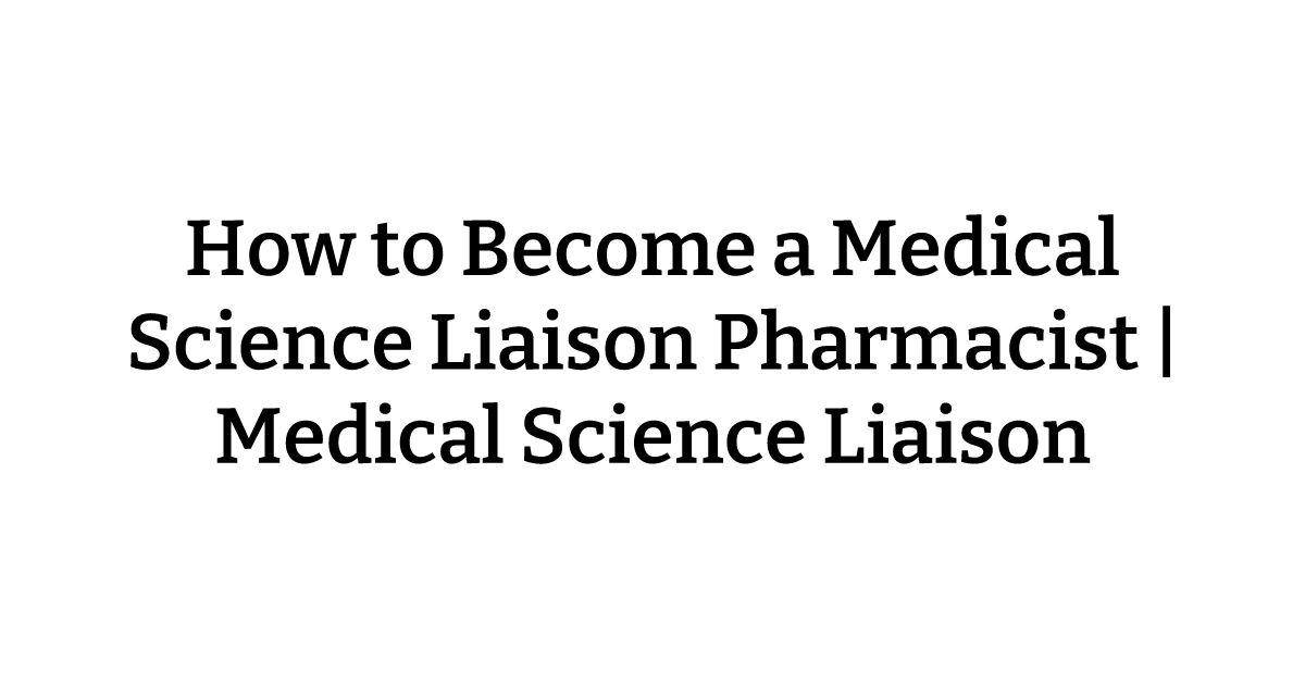 why do you want to be a pharmacist